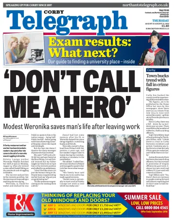 Northants Evening Telegraph - 25 Aug 2016