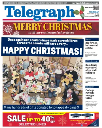Northants Evening Telegraph - 22 Dec 2016