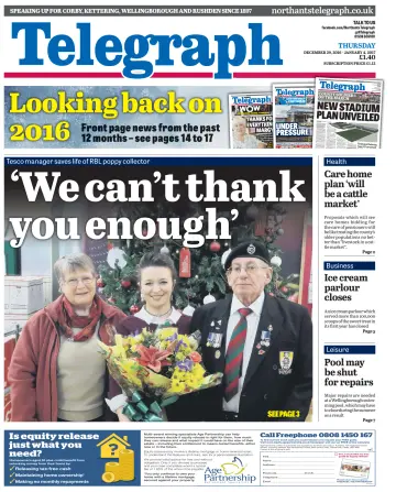 Northants Evening Telegraph - 29 Dec 2016