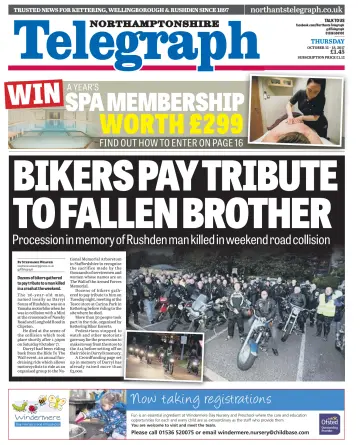 Northants Evening Telegraph - 12 Oct 2017
