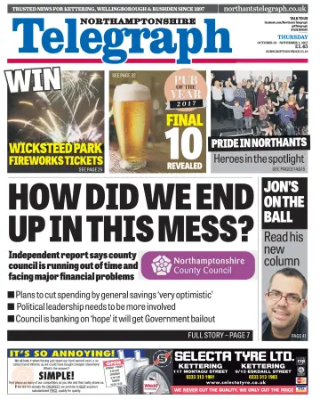 Northants Evening Telegraph - 26 Oct 2017