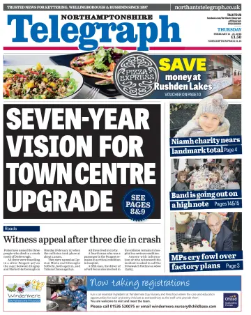 Northants Evening Telegraph - 15 Feb 2018