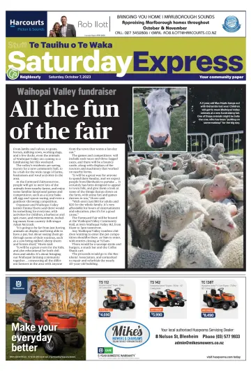 The Saturday Express, Marlborough - 7 Oct 2023