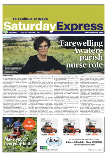 The Saturday Express, Marlborough - 2 Dec 2023