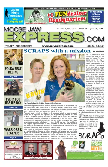 Moose Jaw Express.com - 1 Sep 2011