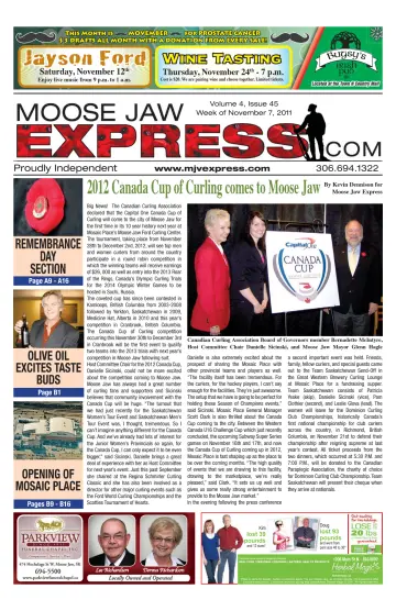Moose Jaw Express.com - 10 Nov 2011