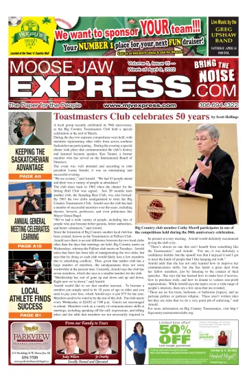 Moose Jaw Express.com - 12 Apr 2012