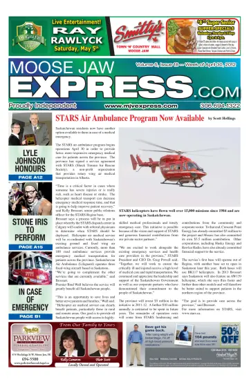 Moose Jaw Express.com - 3 May 2012