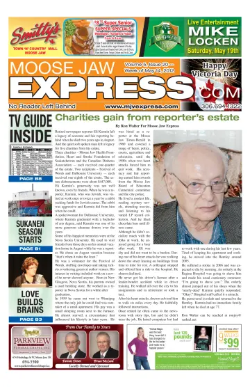 Moose Jaw Express.com - 17 May 2012