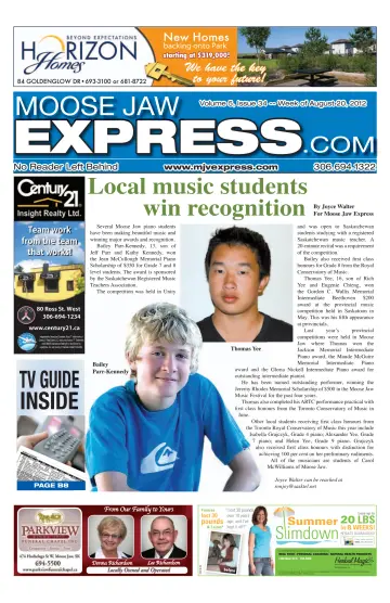 Moose Jaw Express.com - 23 Aug 2012