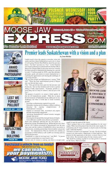 Moose Jaw Express.com - 8 Nov 2012