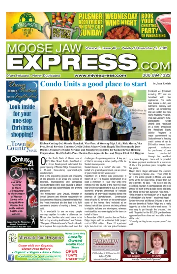 Moose Jaw Express.com - 15 Nov 2012