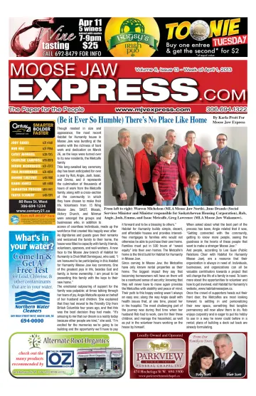 Moose Jaw Express.com - 4 Apr 2013