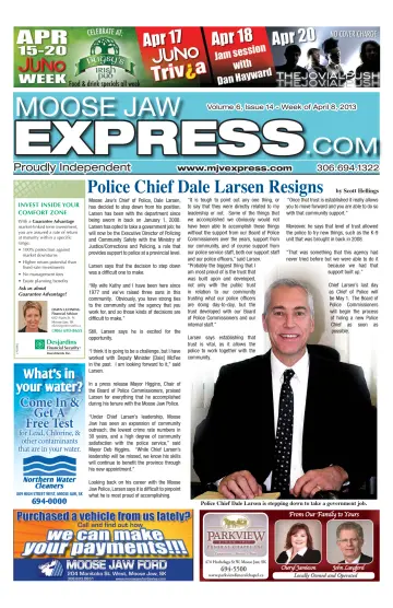 Moose Jaw Express.com - 11 Apr 2013