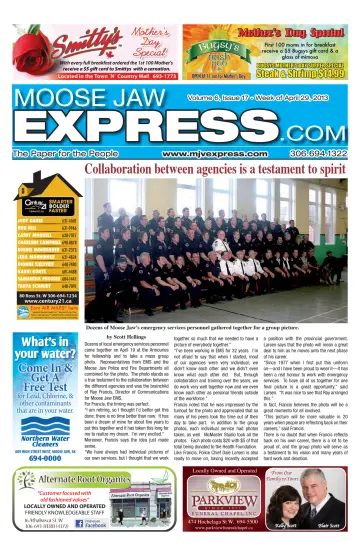 Moose Jaw Express.com - 2 May 2013