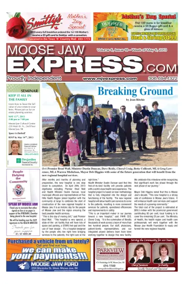 Moose Jaw Express.com - 9 May 2013