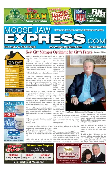 Moose Jaw Express.com - 5 Sep 2013