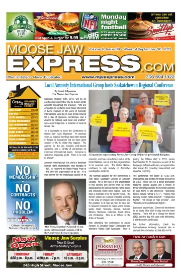 Moose Jaw Express.com - 3 Oct 2013