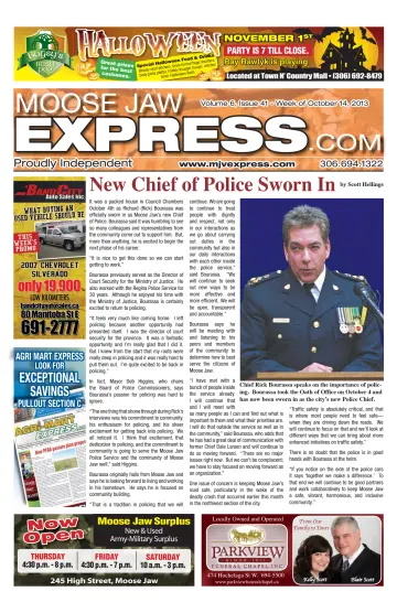 Moose Jaw Express.com - 17 Oct 2013
