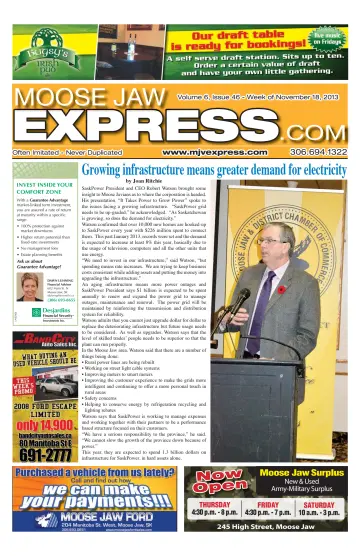 Moose Jaw Express.com - 21 Nov 2013