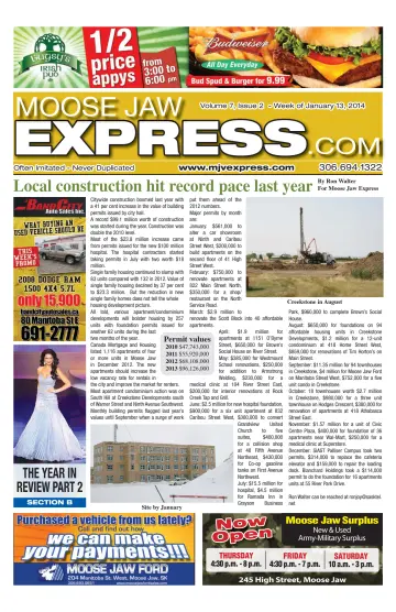 Moose Jaw Express.com - 16 Jan 2014