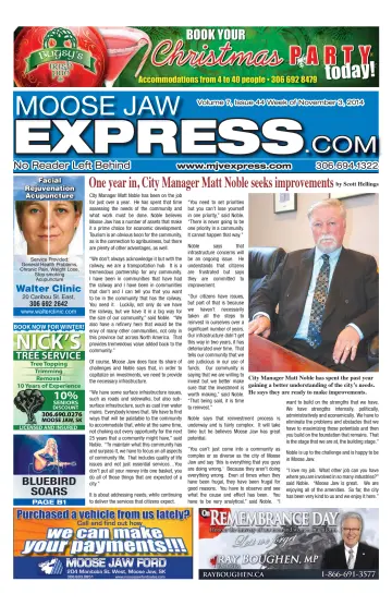 Moose Jaw Express.com - 6 Nov 2014