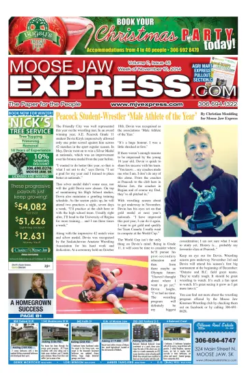 Moose Jaw Express.com - 13 Nov 2014