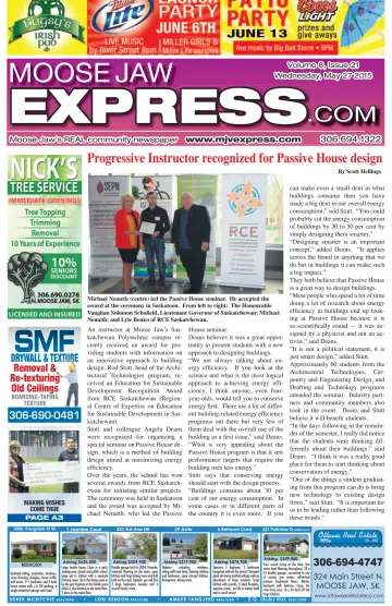 Moose Jaw Express.com - 27 May 2015