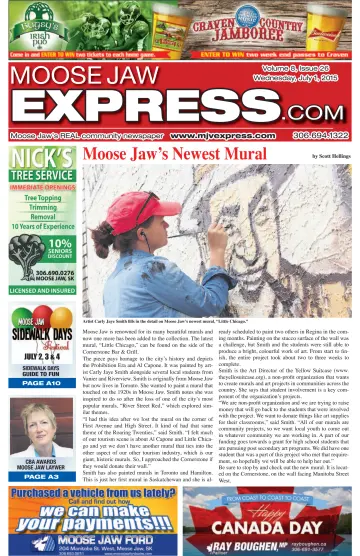 Moose Jaw Express.com - 1 Jul 2015