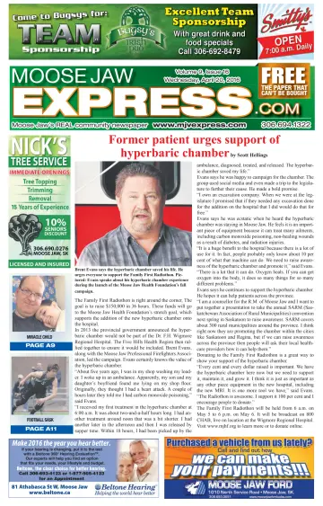 Moose Jaw Express.com - 20 Apr 2016
