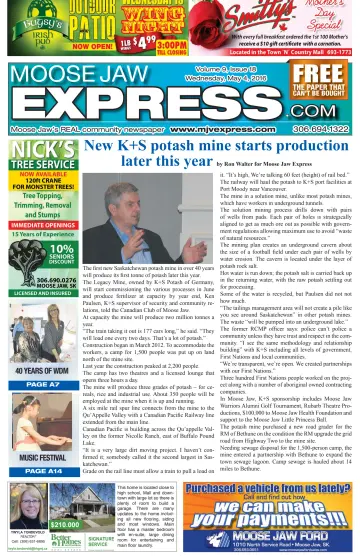 Moose Jaw Express.com - 4 May 2016