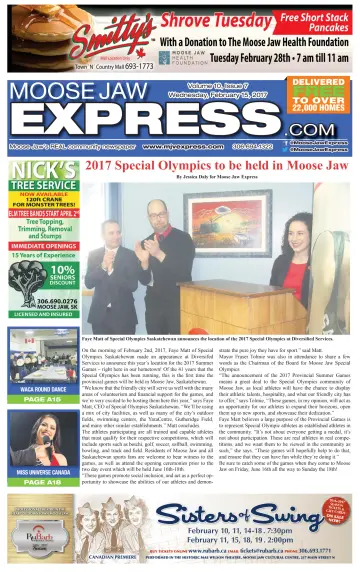 Moose Jaw Express.com - 15 Feb 2017