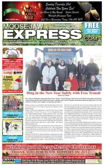 Moose Jaw Express.com - 20 Dec 2017