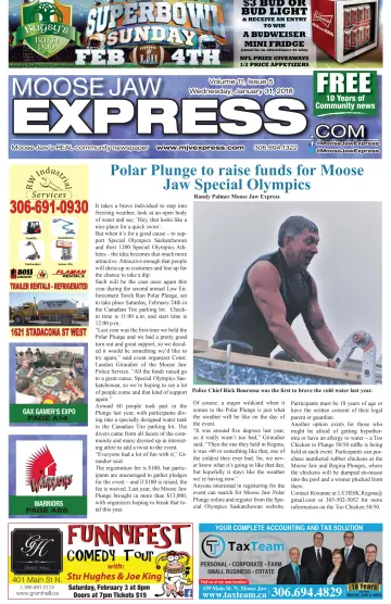 Moose Jaw Express.com - 31 Jan 2018