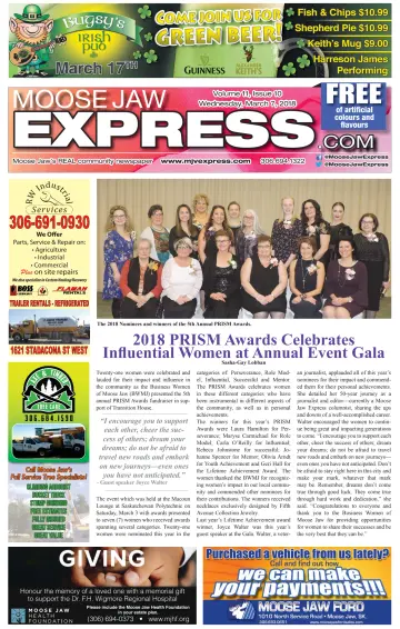 Moose Jaw Express.com - 7 Mar 2018