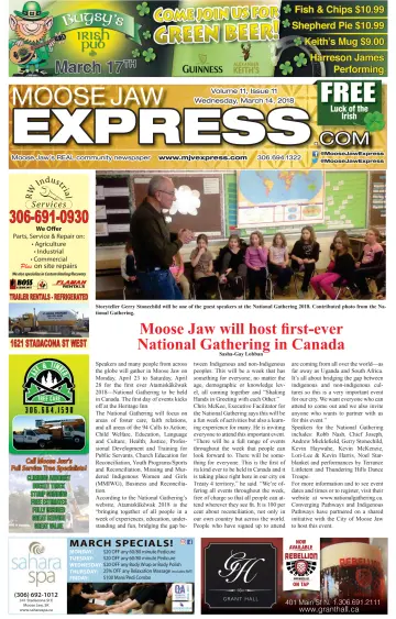 Moose Jaw Express.com - 14 Mar 2018