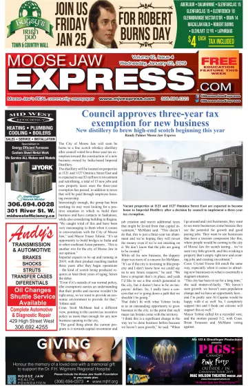Moose Jaw Express.com - 23 Jan 2019