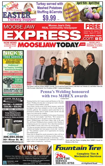 Moose Jaw Express.com - 17 Apr 2019