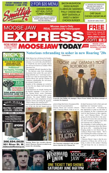 Moose Jaw Express.com - 15 May 2019