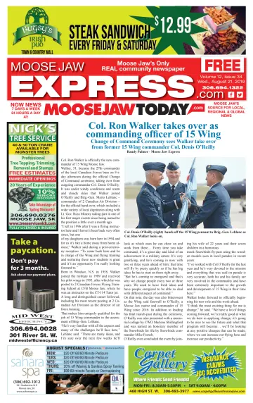 Moose Jaw Express.com - 21 Aug 2019