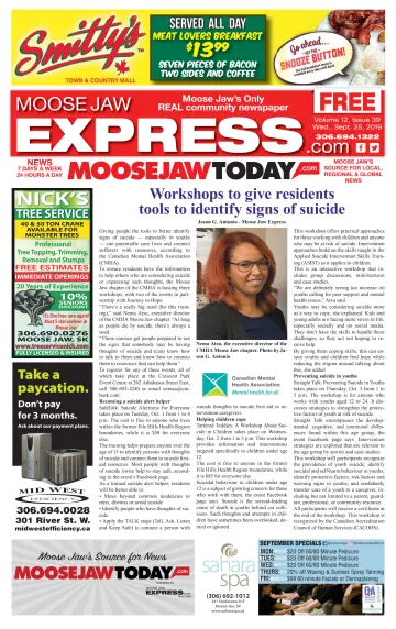 Moose Jaw Express.com - 25 Sep 2019