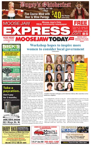 Moose Jaw Express.com - 16 Oct 2019