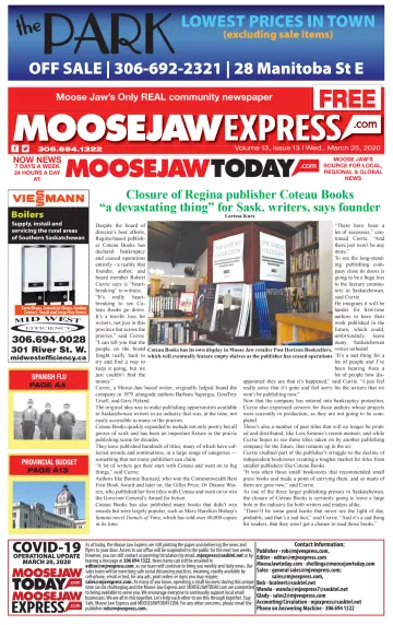 Moose Jaw Express.com - 25 Mar 2020