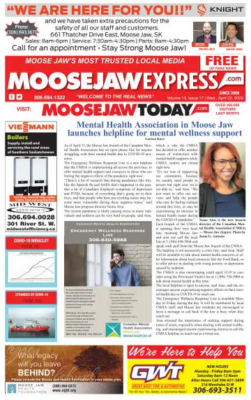 Moose Jaw Express.com - 22 Apr 2020