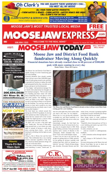 Moose Jaw Express.com - 15 Jul 2020