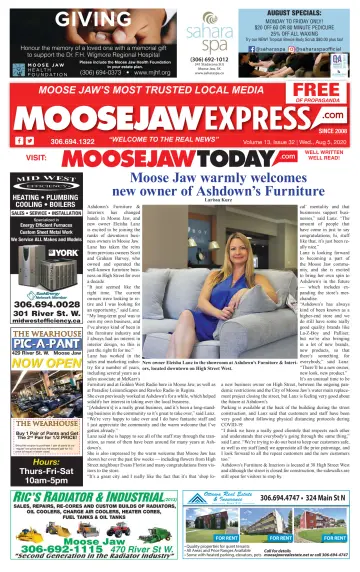 Moose Jaw Express.com - 5 Aug 2020