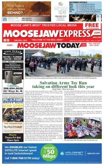 Moose Jaw Express.com - 9 Sep 2020