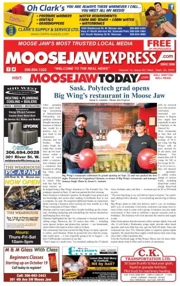 Moose Jaw Express.com - 30 Sep 2020