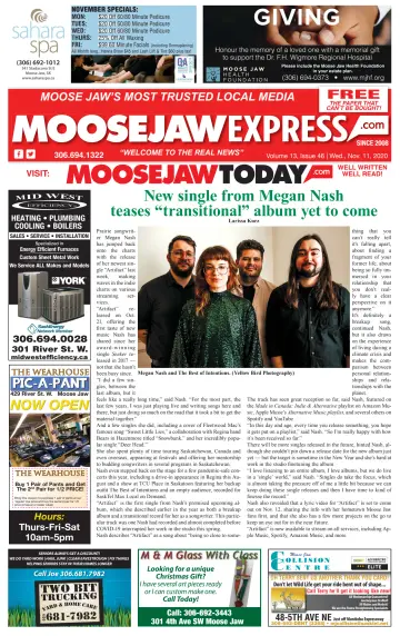 Moose Jaw Express.com - 11 Nov 2020