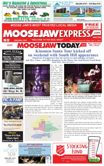 Moose Jaw Express.com - 2 Dec 2020